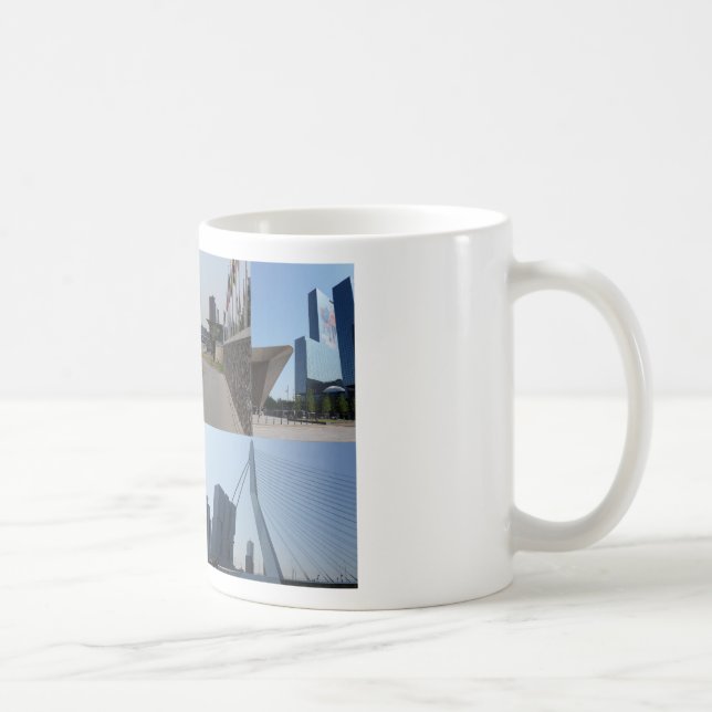Caneca De Café Colagem fotográfica Roterdão 4 (Direita)