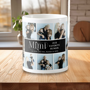 Caneca De Café Colagem Fotográfica Sentimental Mimi Lembrança