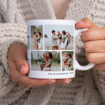 Caneca De Café Colagem mínima simples de 10 fotos<br><div class="desc">Mínimo Simples 10 Foto Collage Coffee Mug. Clique no botão editar para personalizar com suas fotos e texto.</div>