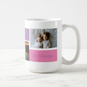 Caneca De Café Colagem Personalizada 3 Foto Personalizada Vovô M