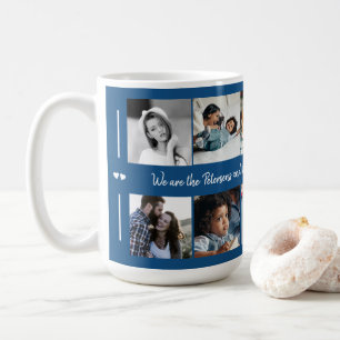 Caneca De Café Colagem personalizada de 10 fotos elegante para su