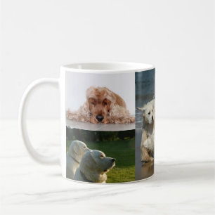Caneca De Café Colagem Personalizada de 5 Fotos - Presente de Ima
