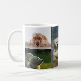 Caneca De Café Colagem Personalizada de 5 Fotos - Presente de Ima