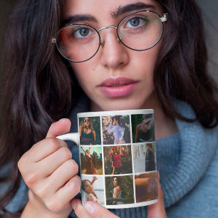 Caneca De Café Colagem Personalizada de Fotos 21