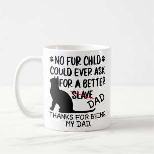 Caneca De Café Colagem personalizada de pais de gatos e nome do g