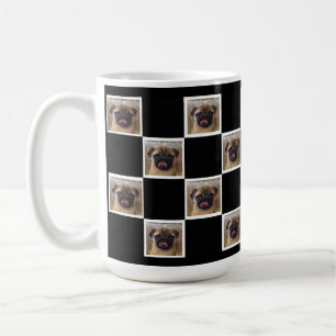 Caneca De Café Colar de Bebidas com Colagem de Fotos de Animais d