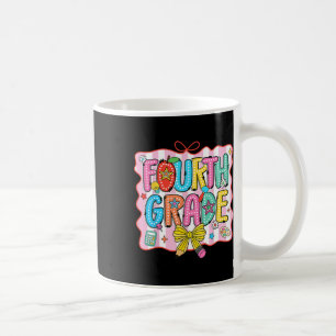 Caneca De Café Colar de Lápis Coquete do Quarto Ano Volta às Esco