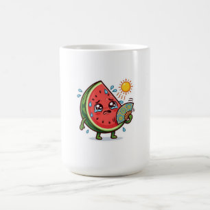 Caneca De Café Colar de Melancia Marroquina de Verão Kawaii Fofo