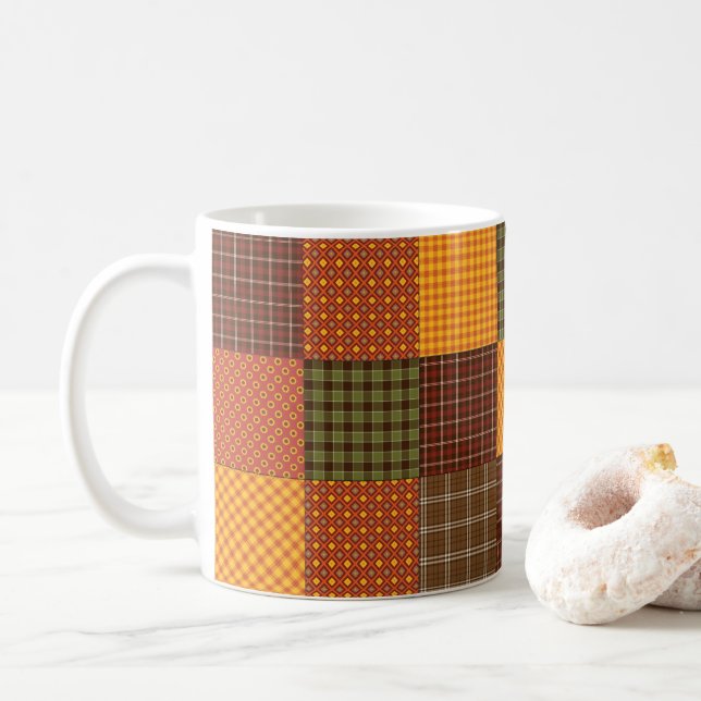 Caneca De Café Colcha de Conforto de Outono (Com Donut)