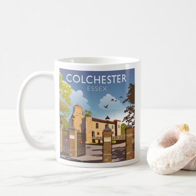 Caneca De Café Colchester Essex (Com Donut)