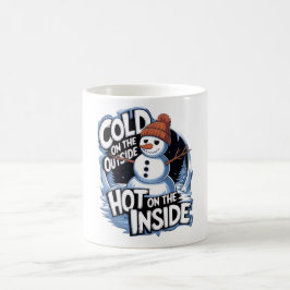 Caneca De Café Cold Outside Hot Inside Mug