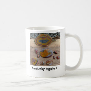 Caneca De Café coleção, ágata de Kentucky!