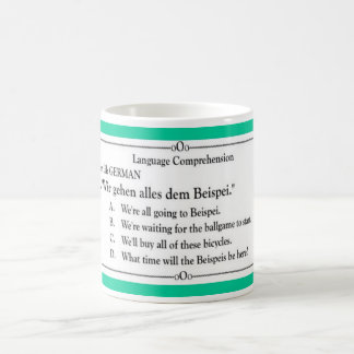 Caneca De Café Coleção da língua - alemão 3