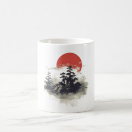 Caneca De Café Coleção de Estilos Japoneses