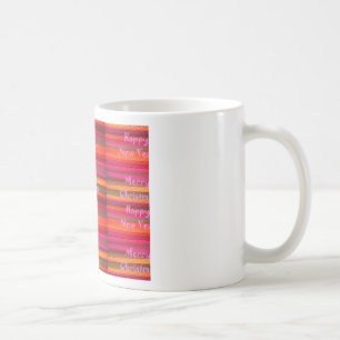 Caneca De Café Coleção de Felizes anos novos Feliz de Natal