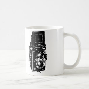 Caneca De Café Coleção de Gráficos da Câmera Reflex Twin-Lente Vi