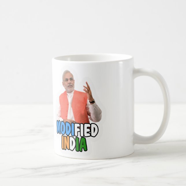 Caneca De Café Coleção de Narendra Modi (Direita)
