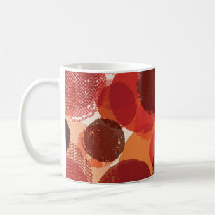 Caneca De Café Coleção de Padrões sem costura abstrato