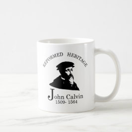 Caneca De Café Coleção de Patrimônio Reformado John Calvin