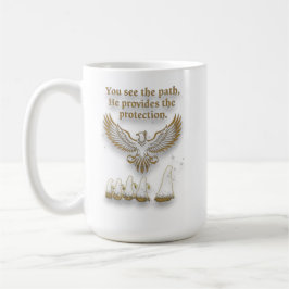 Caneca De Café Coleção de Roupas Espirituais Visão Divina