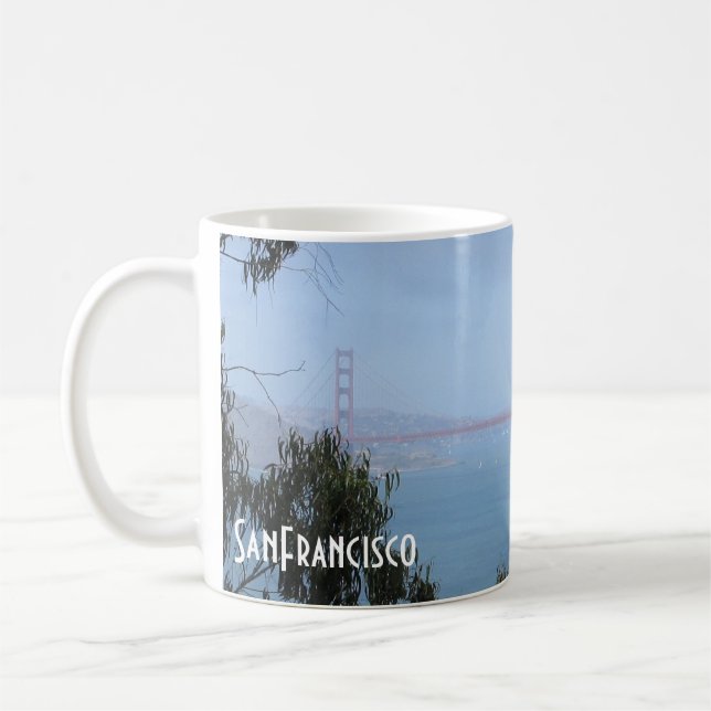 Caneca De Café Coleção de San Francisco - golden gate bridge (Esquerda)