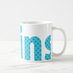 Caneca De Café COLEÇÃO dos GÊMEOS - meninos {aqua}