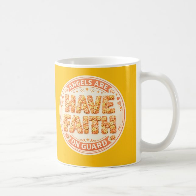 Caneca De Café Coleção Fé Angelical (Direita)