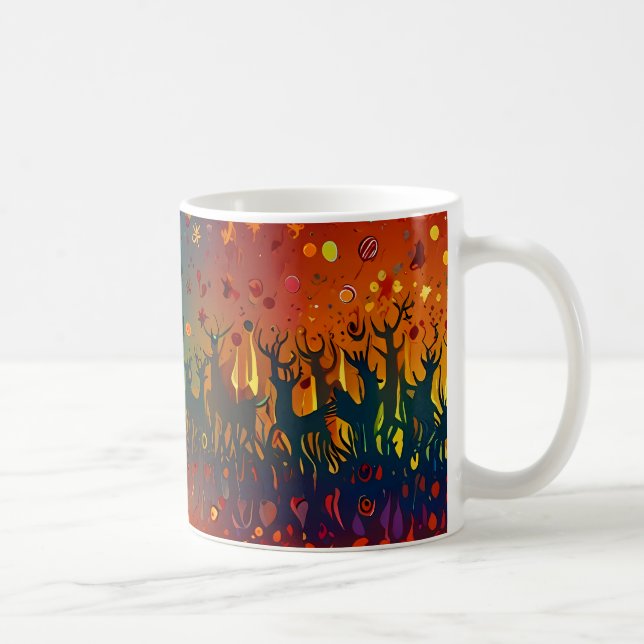 Caneca De Café Coleção Feliz Feriado de Natal (Direita)