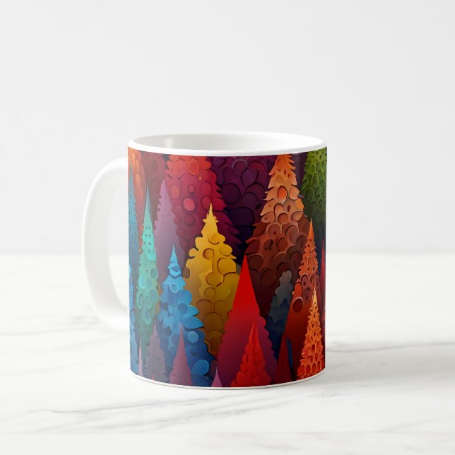 Caneca De Café Coleção Feliz Feriado de Natal (Frente Esquerda)