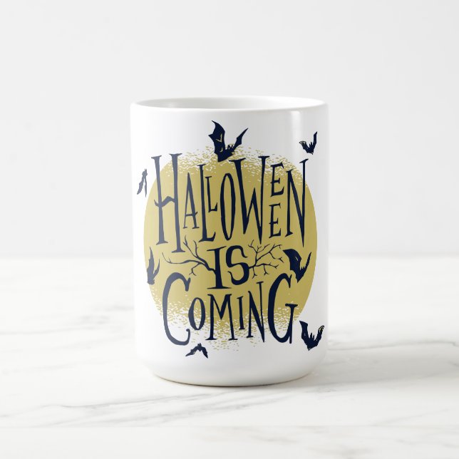 Caneca De Café Coleção Festiva de Halloween - O Halloween está ch (Centro)