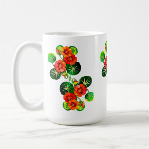 Caneca De Café coleção Flores do Brasil capuchinha, 