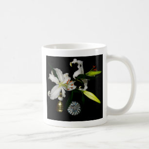 Caneca De Café Coleção Iirsh Design -Latão e Flor
