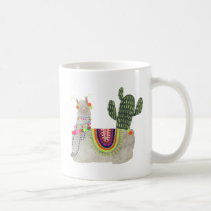 Caneca De Café Coleção Llamarama Lamas sorridentes
