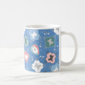 Caneca De Café Coleção Spitz Japonês Blue Mug