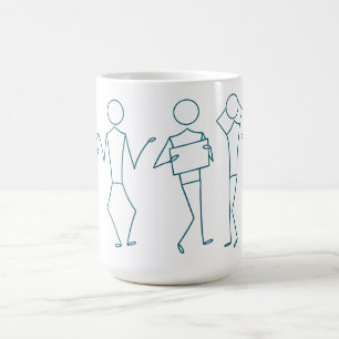 Caneca De Café Coleção Stickman Coffee Mug