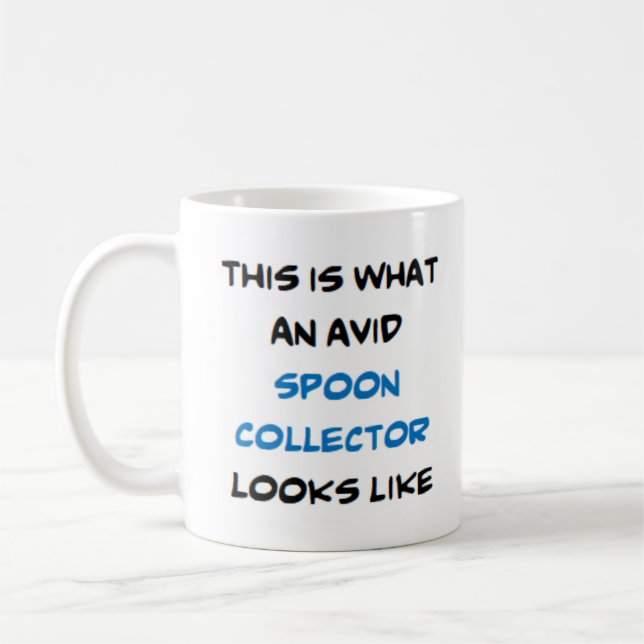 Caneca De Café colecionador de colher, ávido (Esquerda)