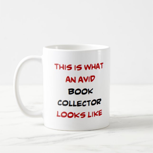 Caneca De Café colecionador de livros, ávido (Esquerda)