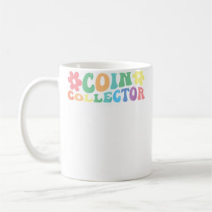 Caneca De Café Colecionador de Moedas Colecionismo de Moedas Coin