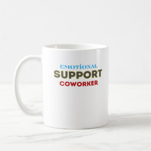 Caneca De Café Colega de Ajuda Emocional, Presente de Colega de T