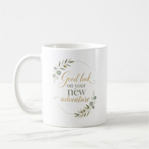 Caneca De Café Colega de Trabalho Boa Sorte no Novo Emprego Perso