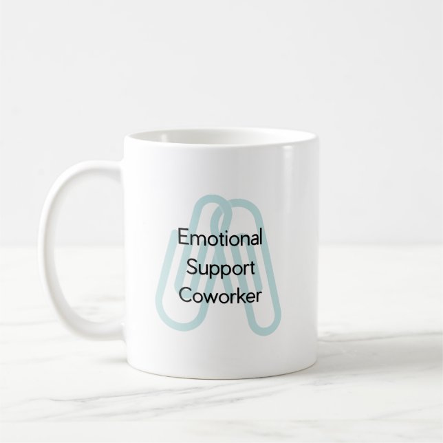 Caneca De Café Colega de Trabalho de Apoio Emocional (Esquerda)