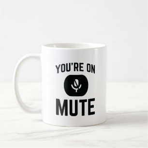 Caneca De Café Colega de Trabalho Engraçado em Reuniões Online Vo