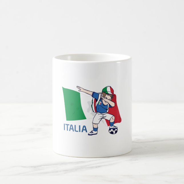 Caneca De Café Colégio Soccer Fan Kid dabbing (Centro)