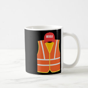 Caneca De Café Colete Coletor de Lixo Mega Para Trump Dia da Elei