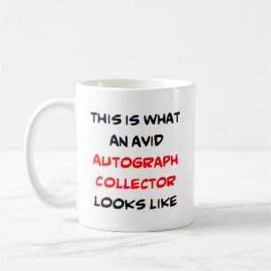 Caneca De Café coletor de autógrafos, ávido