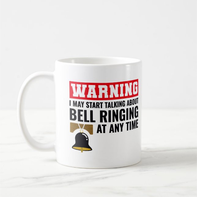Caneca De Café Coletor de Toques Bell Ringer Campanologista Funny (Esquerda)