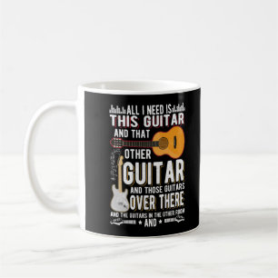 Caneca De Café Coletor de Violão Guitarrista Lover Música Engra