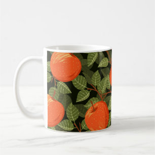 Caneca De Café Colheita de Maçã: Verde Deixa Vintage