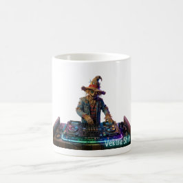 Caneca De Café Colheita Neon Medo Corvo Vektra Shift