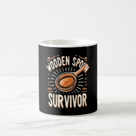 Caneca De Café Colher de pau Sobrevivente